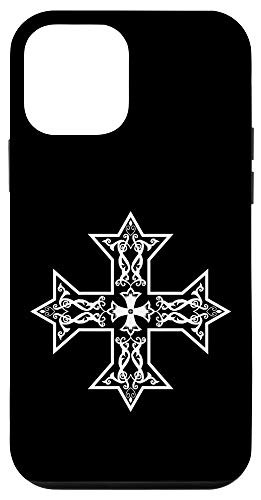 iPhone 12 mini Coptic Orthodox Cross - WHITE - Case