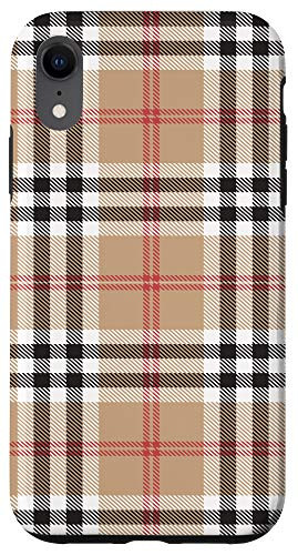 iPhone XR Checkered Plaid Flannel Gingham Pattern gifts Case