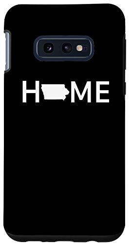 Galaxy S10e Iowa Home Love U.S. State Outline Silhouette American Case