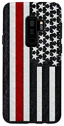 Galaxy S9plus  American Flag Thin Red Line Patriotic Firefighter Case