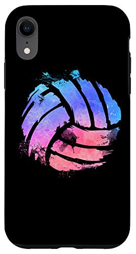 iPhone XR Watercolor Volleyball Lover Gift - Beach Volleyball Player Case