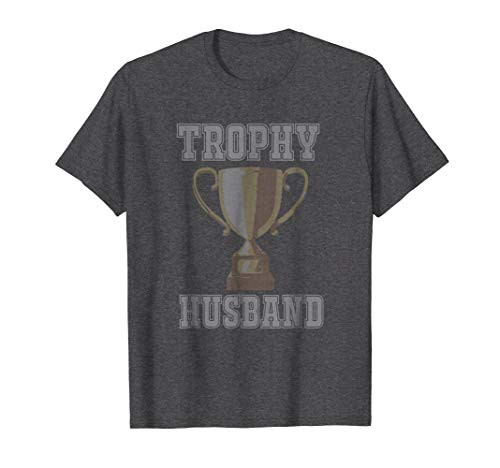 Mens TROPHY HUSBAND Shirt   Mens Vintage Style Trophy Husband T
