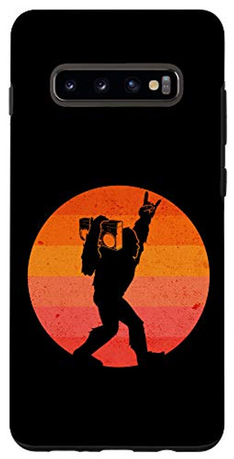 Galaxy S10plus Bigfoot Rock On Rock and Roll Vintage Retro 80s 70s Vibe Case Galaxy S10plus Bigfoot Rock On Rock and Roll Vintage Retro 80s 70s Vibe Case