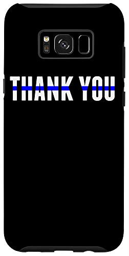 Galaxy S8plus  Thank You Police Law Enforcement - Thin Blue Line Case