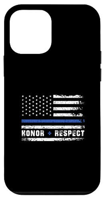 iPhone 12 mini Honor Respect American Flag Thin Blue Line Police Officer Case iPhone 12 mini Honor Respect American Flag Thin Blue Line Police Officer Case