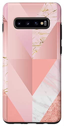 Galaxy S10plus  Cute Pink Lines Geometric Case