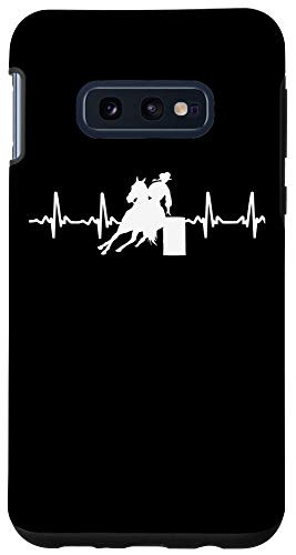 Galaxy S10e Barrel Racing Life EKG Heart Line Gift Case