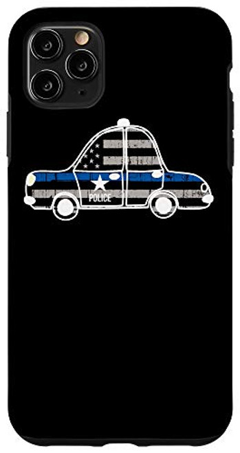 iPhone 11 Pro Max Cool Police Car Gift American Flag Thin Blue Line Case iPhone 11 Pro Max Cool Police Car Gift American Flag Thin Blue Line Case