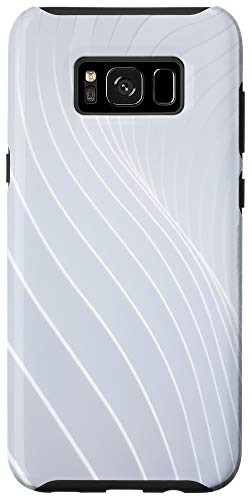Galaxy S8plus  Light Grey Lines - Geometrical Pattern Case