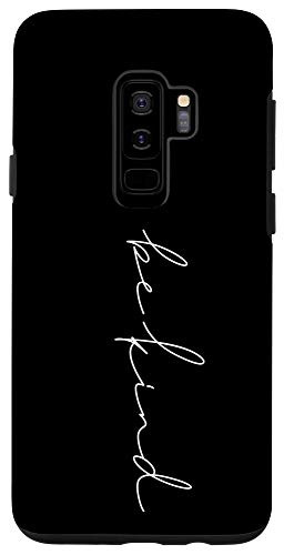 Galaxy S9plus  Be Kind In Shore Line Script For Positive Vibes In Yellow Case