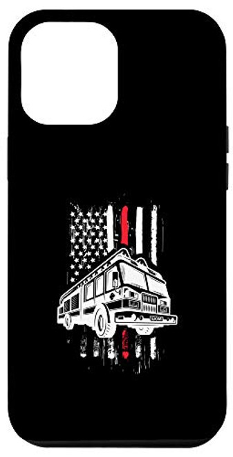 iPhone 12 Pro Max Fireman American Flag Thin Red Line Firefighter Gift Case iPhone 12 Pro Max Fireman American Flag Thin Red Line Firefighter Gift Case
