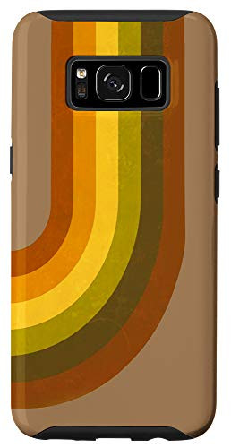 Galaxy S8 Retro Stripes Line 80s 70s 60s Vintage Case