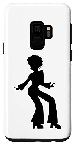 Galaxy S9 Disco Dancer Silhouette 80s Music Club Party Case