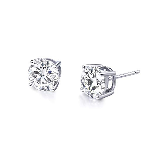 S.Leaf CZ Studs Earrings for Women Cubic Zirconia Stud Earrings Sterling Silver Simulated Diamond Earrings for Men Hypoallergenic Earrings for Women S.Leaf CZ Studs Earrings for Women Cubic Zirconia Stud Earrings Sterling Silver Simulated Diamond Earrings for Men Hypoallergenic Earrings for Women