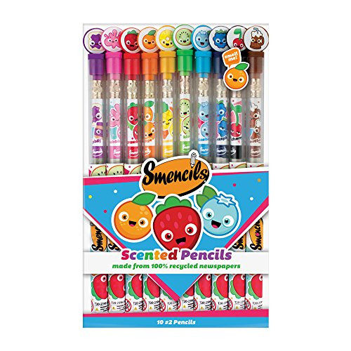 Scentco Graphite Smencils 10-Pack of HB #2 Scented Pencils