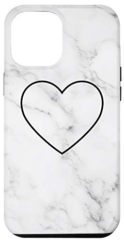 iPhone 12 Pro Max A Minimal Heart Shape Lines To Show Your Love For Someone Case