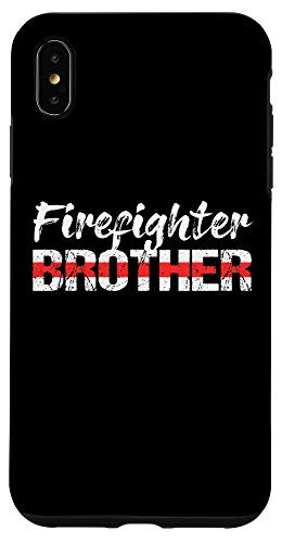 iPhone XS Max Firefighter Brother Vintage Thin Red Line Fireman Gift Case
