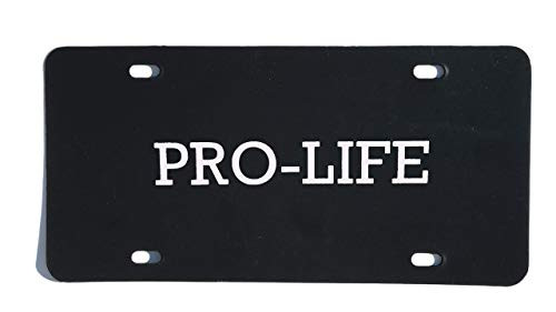 Personalized Pro Life Vanity Plate Front License Auto Tag Car Accessories Anti Abortion Design Personalized Pro Life Vanity Plate Front License Auto Tag Car Accessories Anti Abortion Design