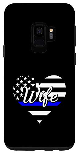 Galaxy S9 Thin blue line police wife cop wife Case