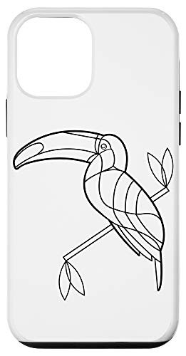 iPhone 12 mini Minimalist lines Toucan elegant geometric Case