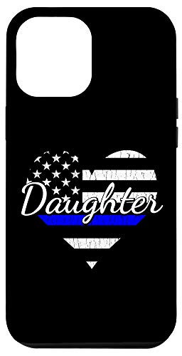 iPhone 12 Pro Max Police Daughter Life Heart The Thin Blue Line Family Case