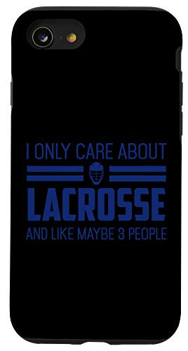 iPhone SE  2020    7   8 Only Care About Lacrosse Retro LAX Case