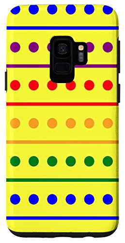 Galaxy S9 LGBT Gay Pride Rainbow Case   Designed In Lines And Dots Case