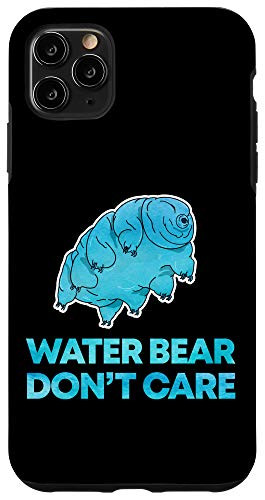 iPhone 11 Pro Max Water Bear Dont Care Funny Tardigrade Microbiology Case
