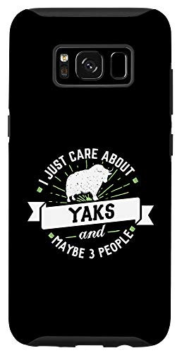 Galaxy S8 Yaks - I Just Care About Yaks Phone Case