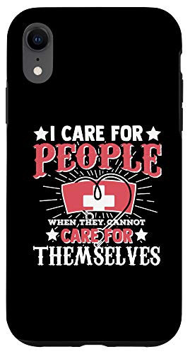 iPhone XR Medicine I Care For People When They Cannot Frontliner Nurse Case