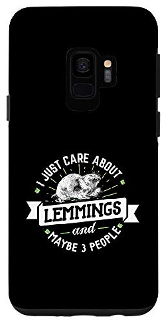 Galaxy S9 Lemmings - I Just Care About Lemmings Phone Case Galaxy S9 Lemmings - I Just Care About Lemmings Phone Case