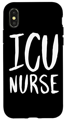 iPhone X XS ICU Nurse Intensive Care Unit Gift Male Murse Christmas Idea Case