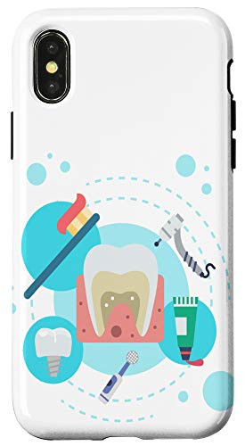 iPhone X XS Dentist Dental Tooth Health Dentistry Care Teeth Case