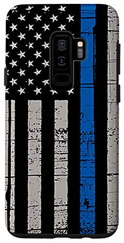 Galaxy S9plus  Blue Line LEO Supporter Flag Case