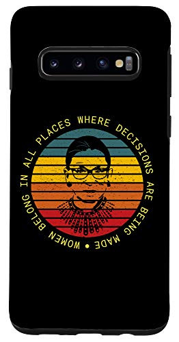 Galaxy S10 Ruth Bader Ginsberg RBG Fight For The Things You Care About Case