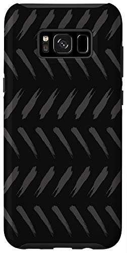 Galaxy S8plus  Gray and Black Line Pattern Case