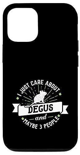 iPhone 12 12 Pro Degus - I Just Care About Degus Phone Case