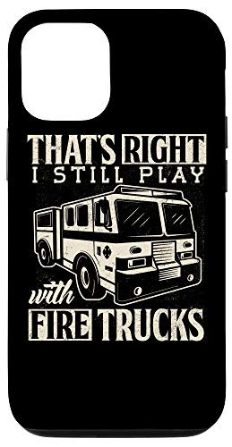 iPhone 12 12 Pro Firefighter Fireman Thin Red - line Funny T Shirt Case