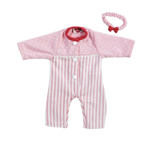 Adora Playtime Baby Doll Pink Stripe Sleeper Outfit