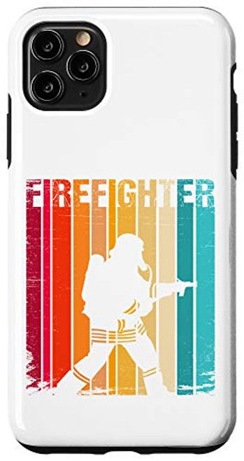 iPhone 11 Pro Max Firefighter Retro Thin Red Line American Fireman Gift Case iPhone 11 Pro Max Firefighter Retro Thin Red Line American Fireman Gift Case