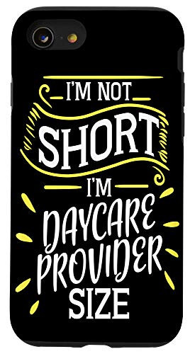 iPhone SE  2020    7   8 Funny Daycare Worker Short Gift Child Care Provider Babysit Case
