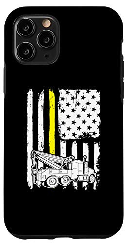 iPhone 11 Pro Thin Yellow Line Wreckers Tow Truck Driver Case
