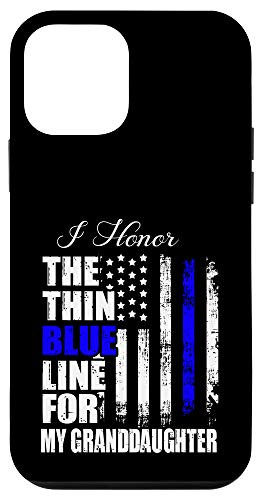 iPhone 12 mini Thin Blue Line Police Flag Back The Blue For Granddaughter Case