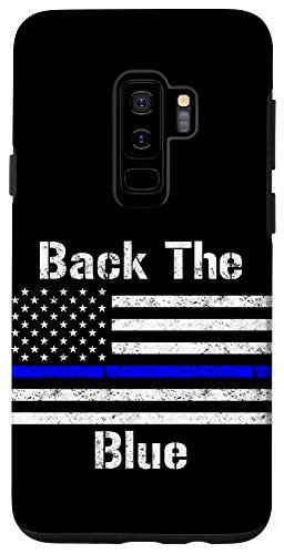 Galaxy S9plus  Back the Blue - Line US Flag Police Department Support Case