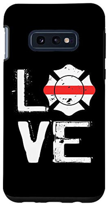 Galaxy S10e Love Maltese Cross Firefighter Thin Red Line Fireman Gift Case Galaxy S10e Love Maltese Cross Firefighter Thin Red Line Fireman Gift Case