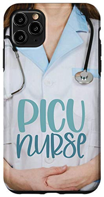 iPhone 11 Pro Max PICU Nurse - Pediatric Intensive Care Unit with Stethoscope Case iPhone 11 Pro Max PICU Nurse - Pediatric Intensive Care Unit with Stethoscope Case