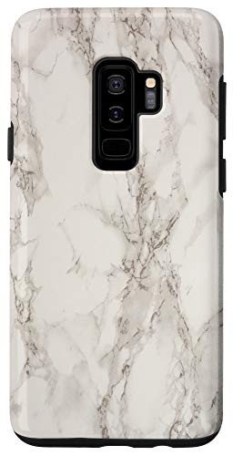 Galaxy S9plus  Marbled White Scattered Lines Elegant Abstract Modern Case