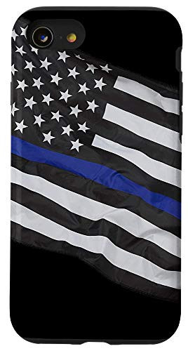 iPhone SE  2020    7   8 Thin Blue Line US Flag Police Officers Phone Case