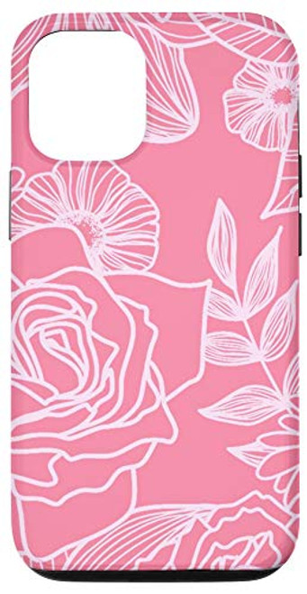 iPhone 12 12 Pro Bouquet Roses Spring Botanical Flowers Garden Modern Gift Case iPhone 12 12 Pro Bouquet Roses Spring Botanical Flowers Garden Modern Gift Case