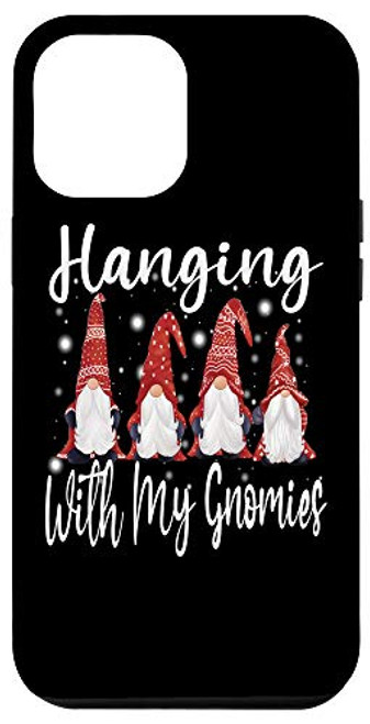 iPhone 12 Pro Max Hanging With My Gnomies Christmas - Funny Garden Gnomes Case